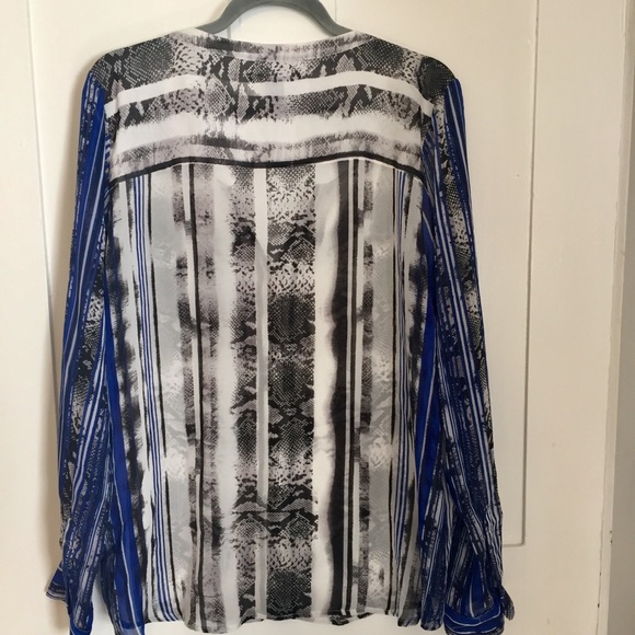 Kenneth Cole Sheer Blouse - Picture 4 of 4